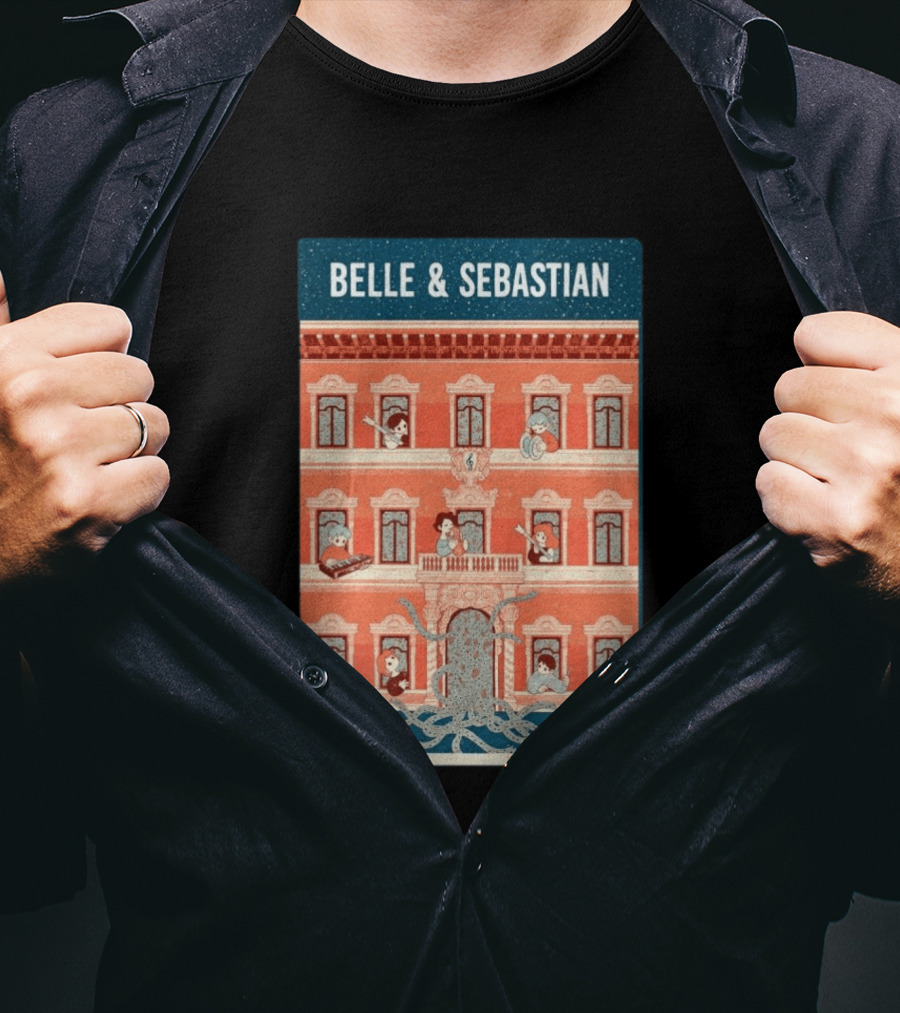 Belle And Sebastian July 12 13 2026 Italy Milan Bologna Tour Parco Della Musica Sonic Music Park T-Shirt