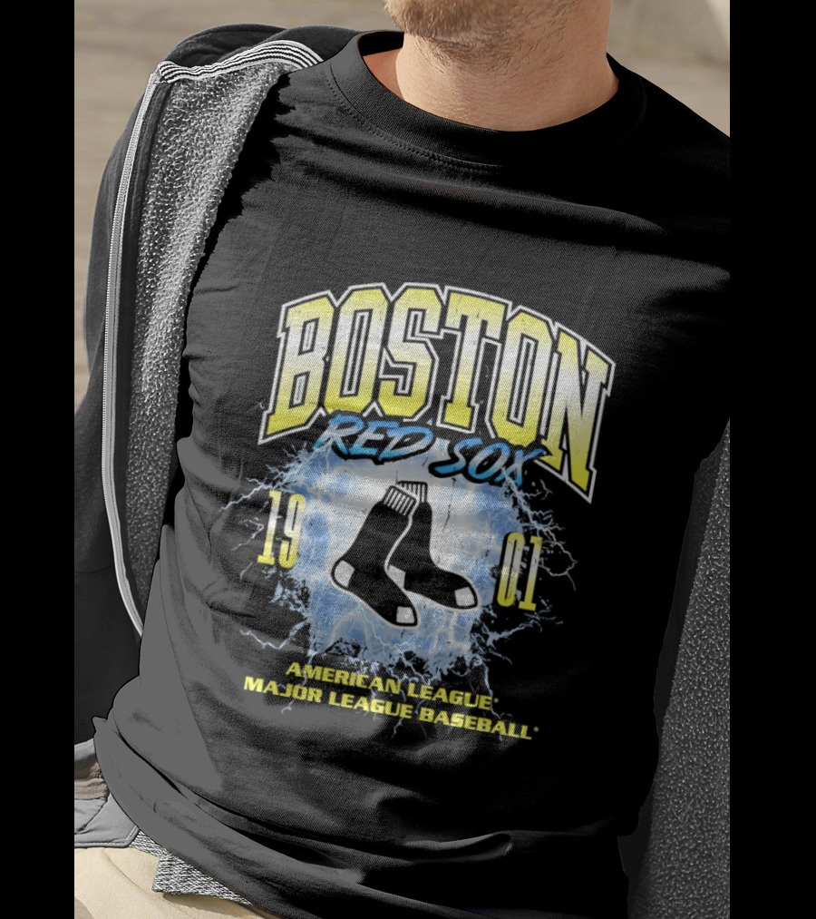 Boston Red Sox 1901 American League Major League Baseball Vintage Retro Sox T-Shirt