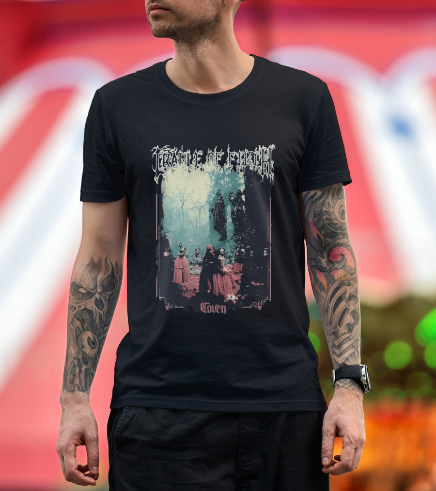 Cradle Of Filth Coven Gothic Gathering Under Moonlit Trees T-Shirt