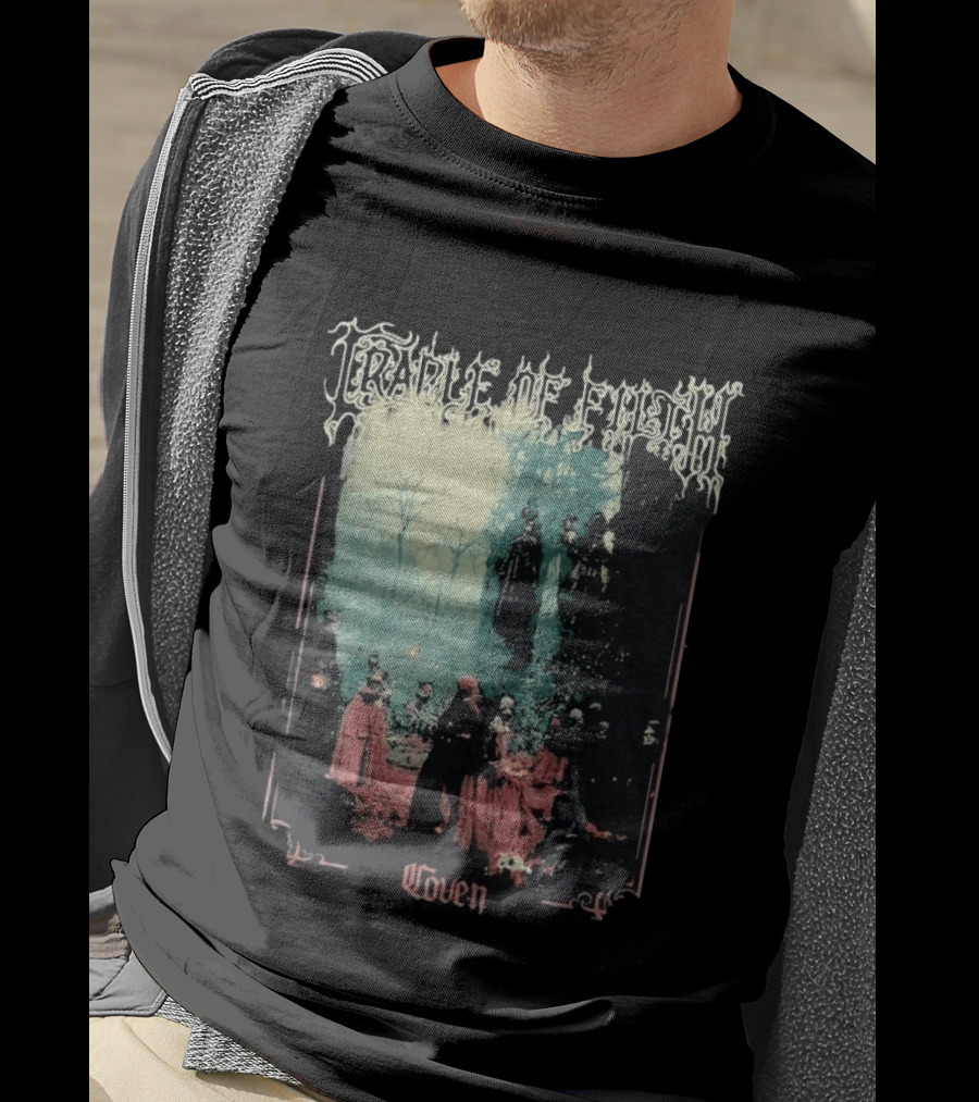 Cradle Of Filth Coven Gothic Gathering Under Moonlit Trees T-Shirt