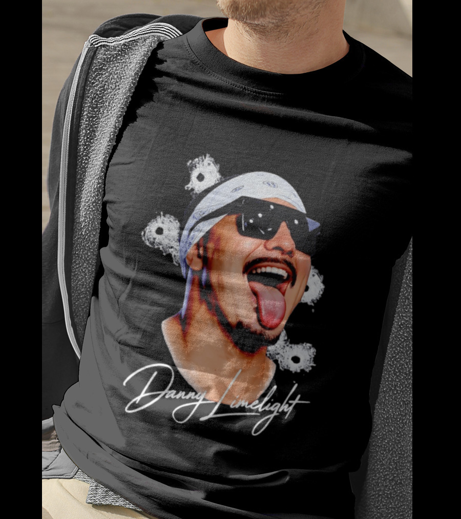 Danny Limelight Wrestling AEW Bandana And Sunglasses T-Shirt