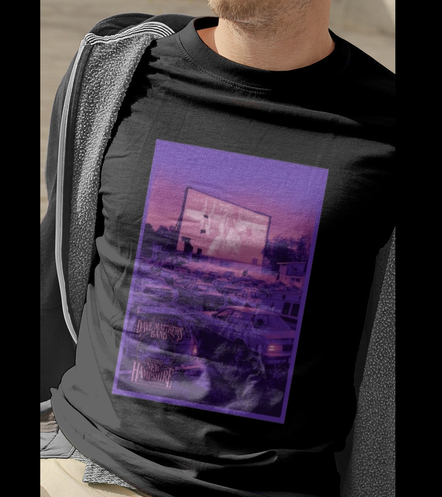 Dave Matthews Band Drive In Concert Gilford New Hampshire July 14 2026 T-Shirt