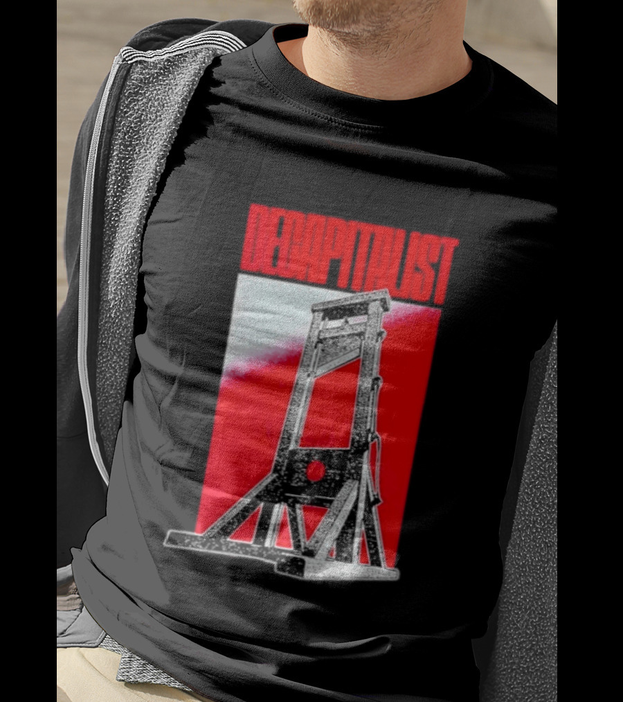 Decapitalist Guillotine Red Anti Capitalism T-Shirt