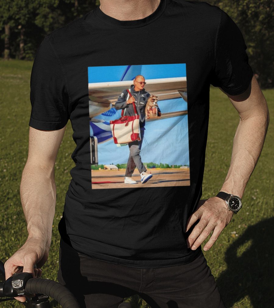 Erling Haaland Returns To Norway With Taxidermy Whiskey Raccoon T-Shirt