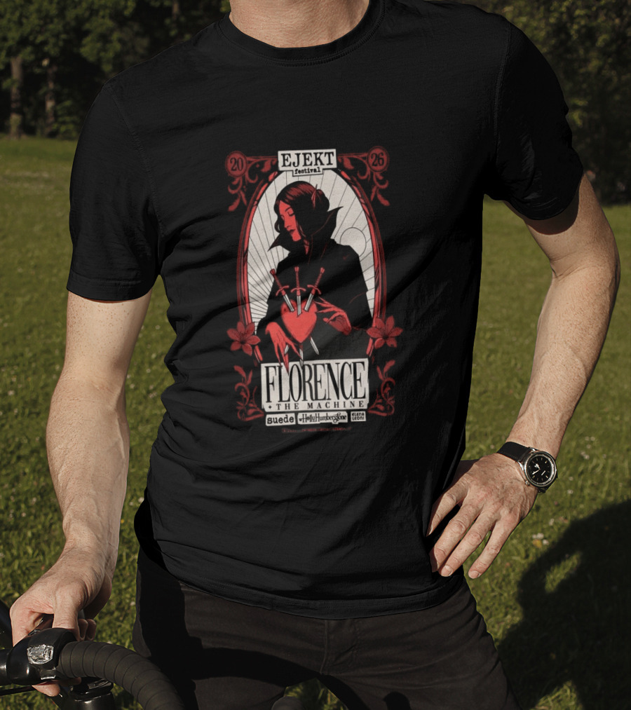 Ejekt Festival Florence The Machine Suede Holly Humberstone 2026 T-Shirt