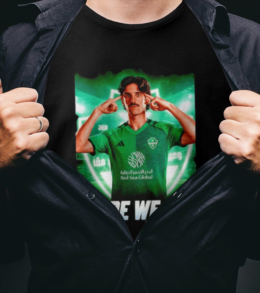 Francisco Trincão Al Ahli Transfer Here We Go Green Jersey T-Shirt