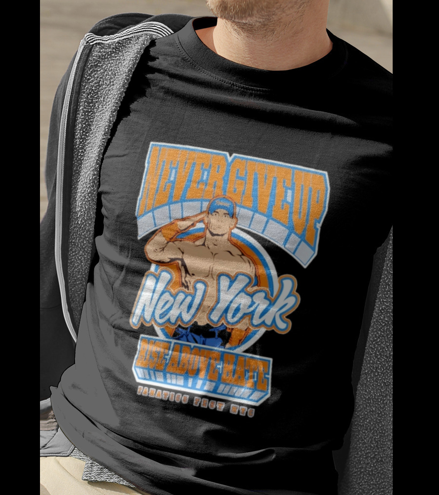 Never Give Up Rise Above Hate New York Manhasset Fest 2026 T-Shirt
