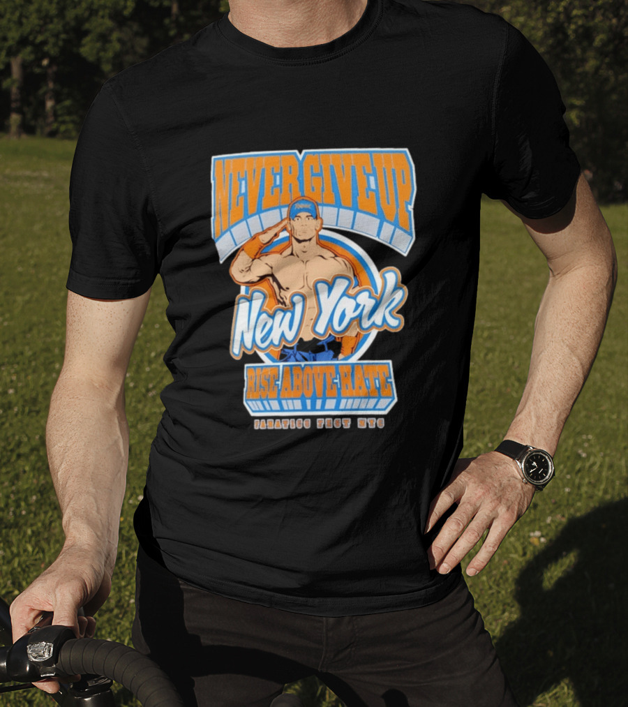 Never Give Up Rise Above Hate New York Manhasset Fest 2026 T-Shirt