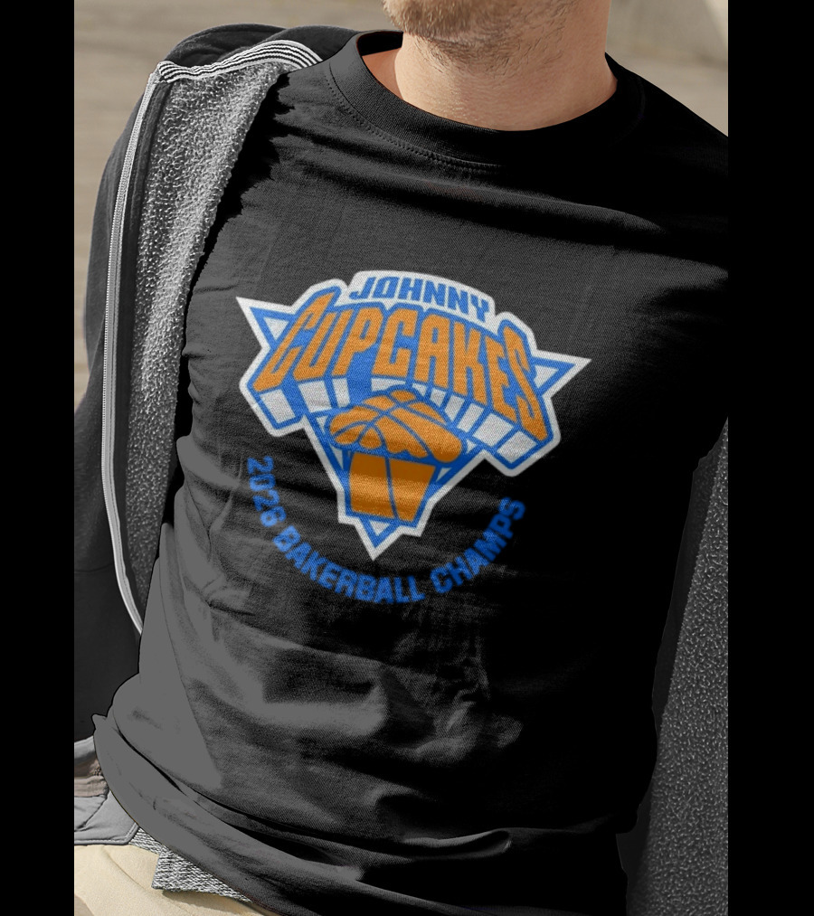 Johnny Cupcakes New York Knicks 2026 Bakerball Champs T-Shirt