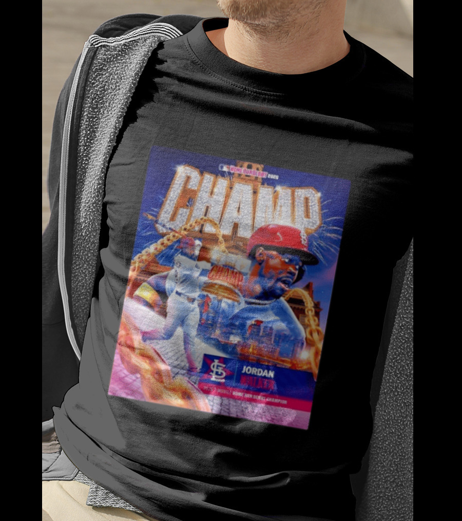 Jordan Walker St. Louis Cardinals Champ 2026 MLB Home Run Derby Champion T-Shirt