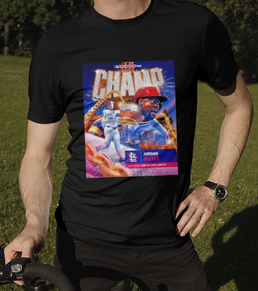 Jordan Walker St. Louis Cardinals Champ 2026 MLB Home Run Derby Champion T-Shirt