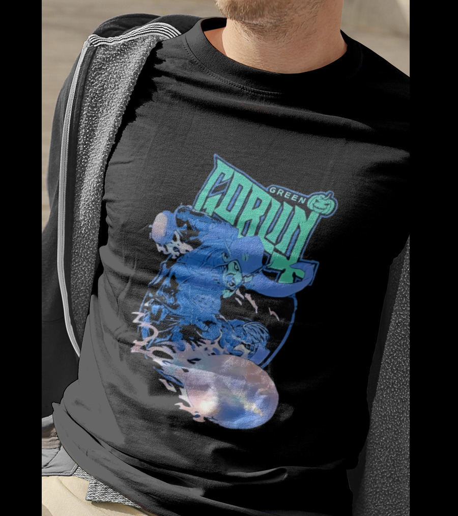 Green Goblin Pumpkin Marvel Comic Book Character Villain T-Shirt