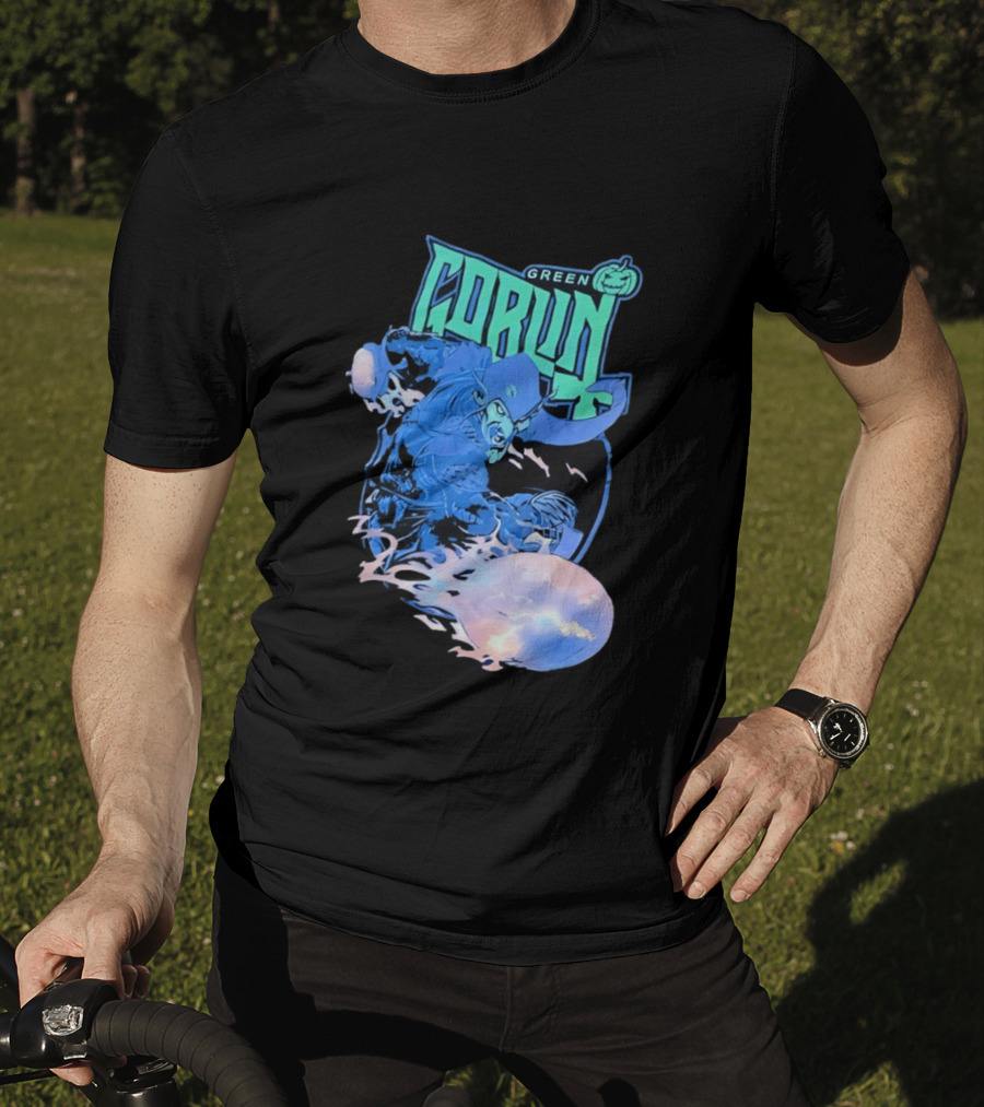 Green Goblin Pumpkin Marvel Comic Book Character Villain T-Shirt