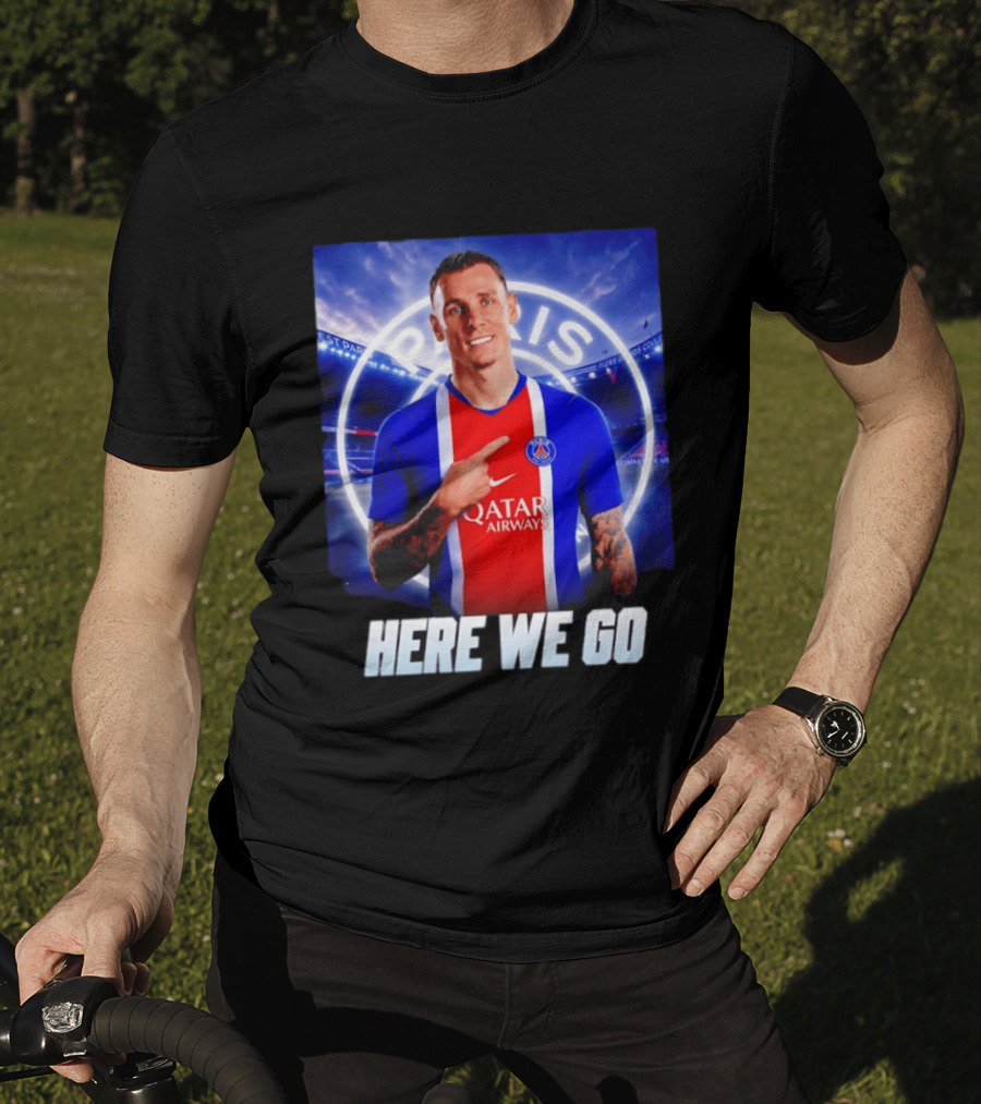 Lucas Digne Paris Saint Germain Transfer Announcement Here We Go T-Shirt