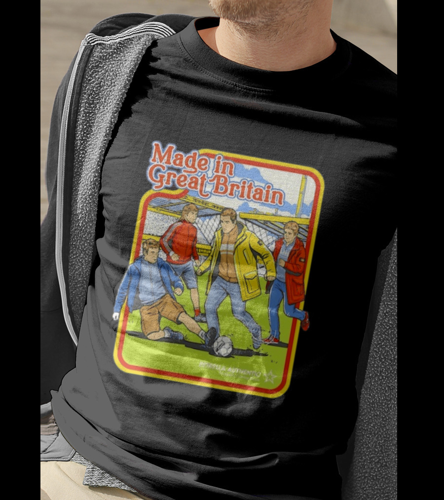 Made In Great Britain Estrella Authentic Football's Coming Home Soccer Game T-Shirt