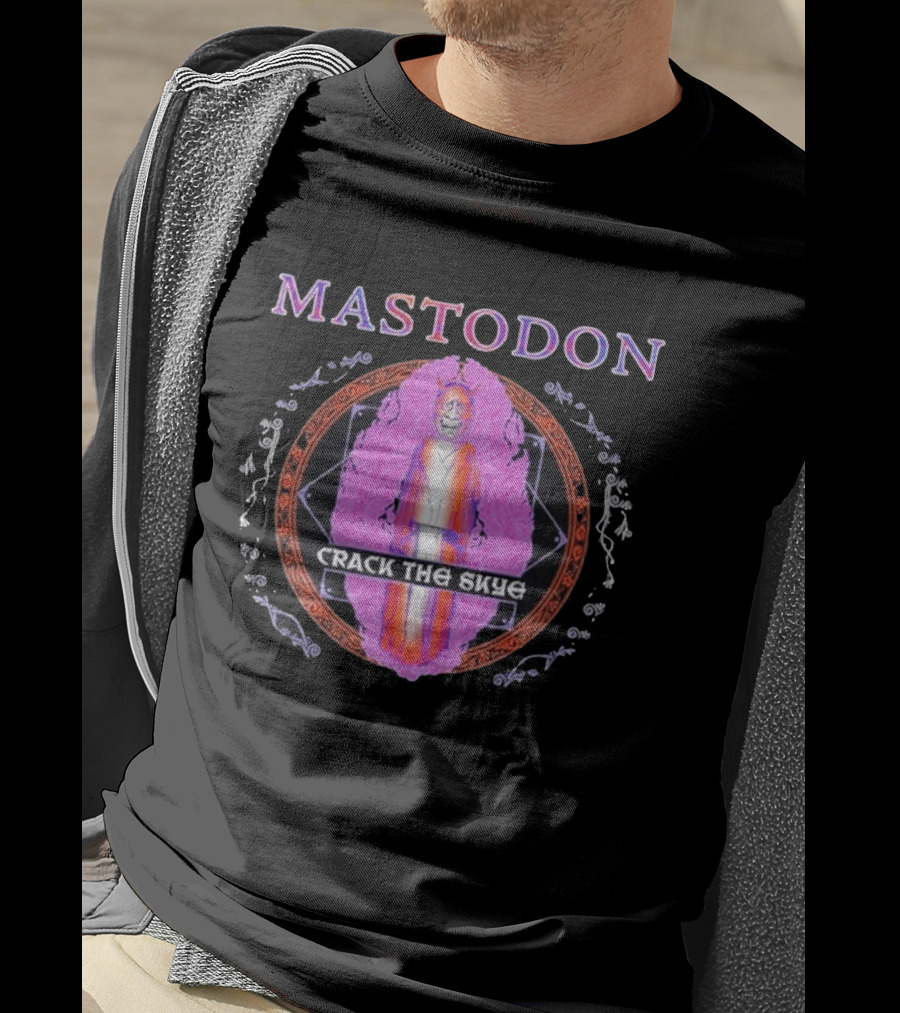 Mastodon Crack The Skye Ornate Oni Mandala T-Shirt