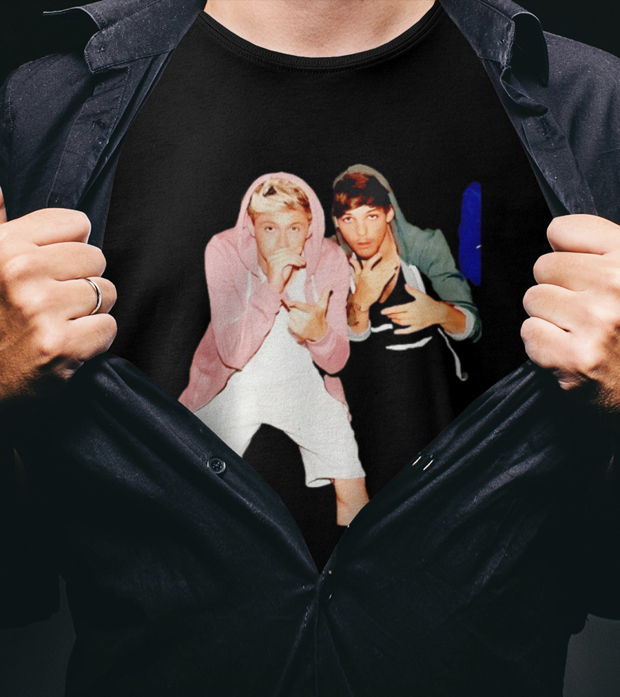 Niall Horan Louis Tomlinson One Direction Pose T-Shirt