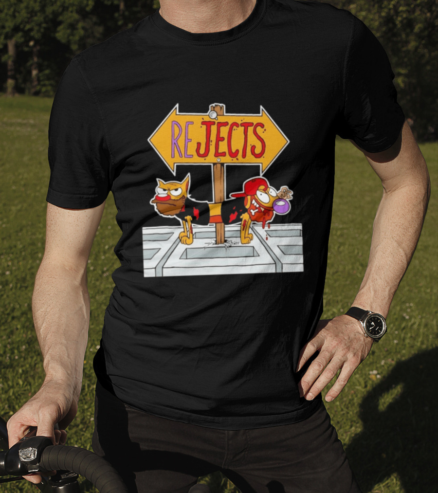 Nickelodeon CatDog Tough Guys Rejects Sign T-Shirt