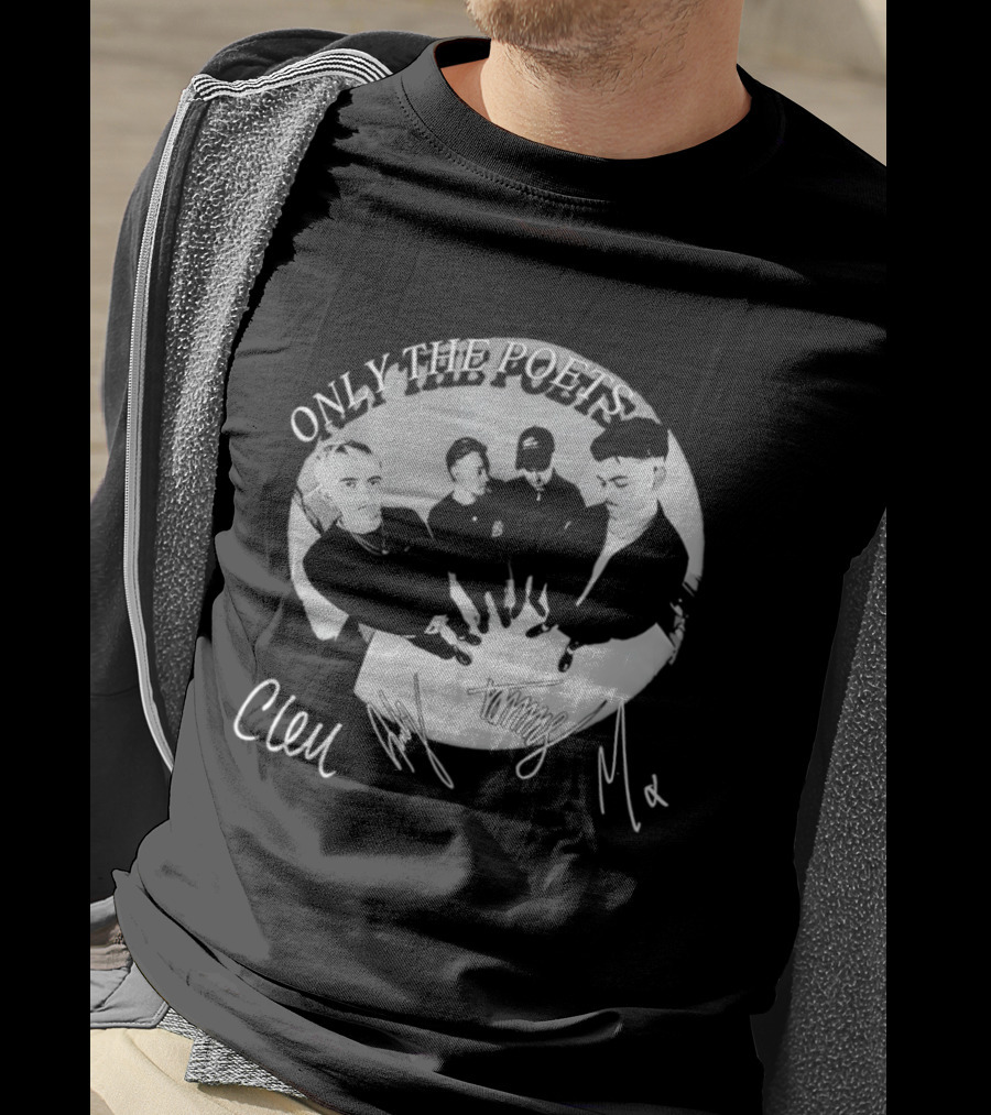 Only The Poets Band Clem Signature Autograph T-Shirt