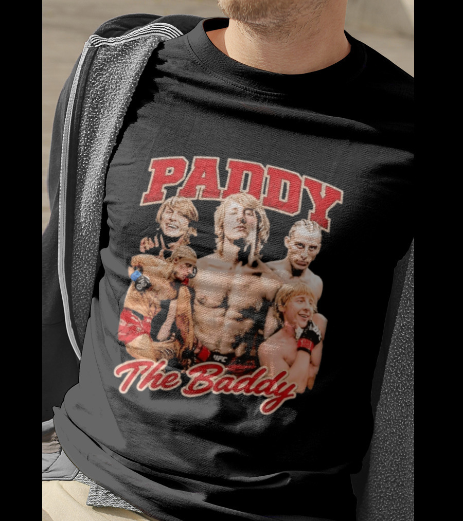 Paddy The Baddy UFC Fighter Montage T-Shirt