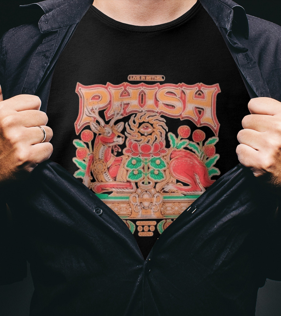 Phish Live In Bethel August 9 10 2024 T-Shirt