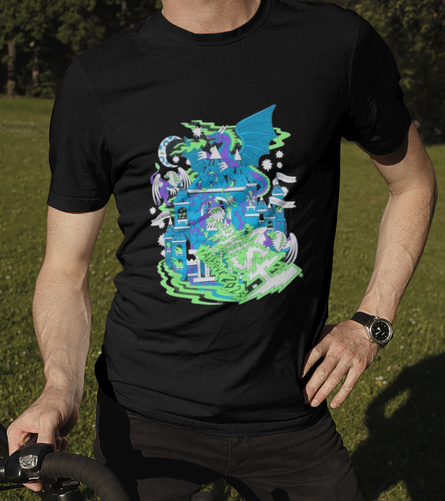 Phish Fall 2023 Crumbling Castle Chicago Nashville Dayton Dragon Fantasy T-Shirt