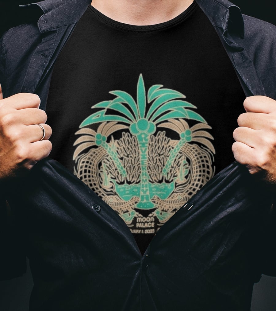 Phish Riviera Maya Moon Palace January 2025 Cancun Mexico Coconut Gators T-Shirt
