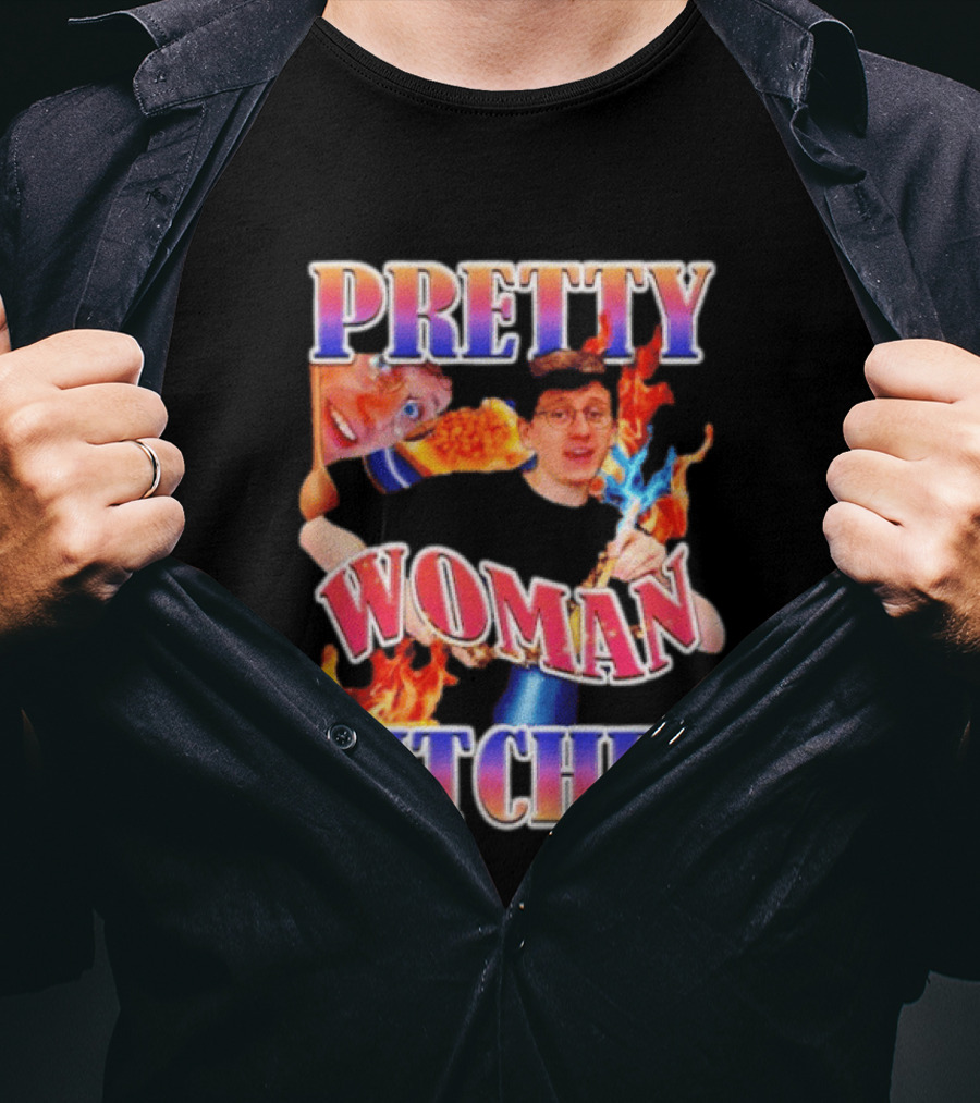 Pretty Woman Kitchen Funny JackSucksAtLife YouTube Meme T-Shirt