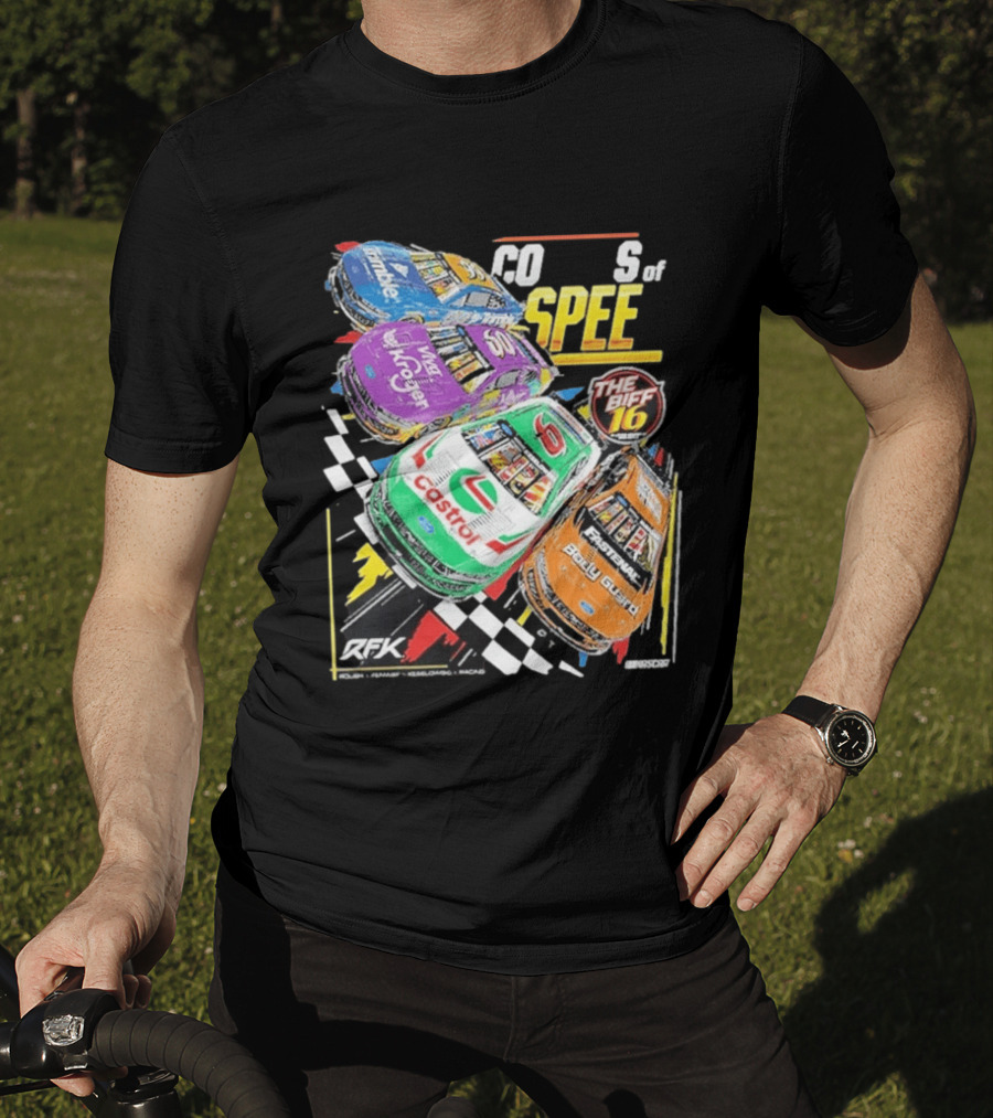 RFK Racing Colors Of Speed Castrol The Biff 16 Daytona 500 Cars T-Shirt