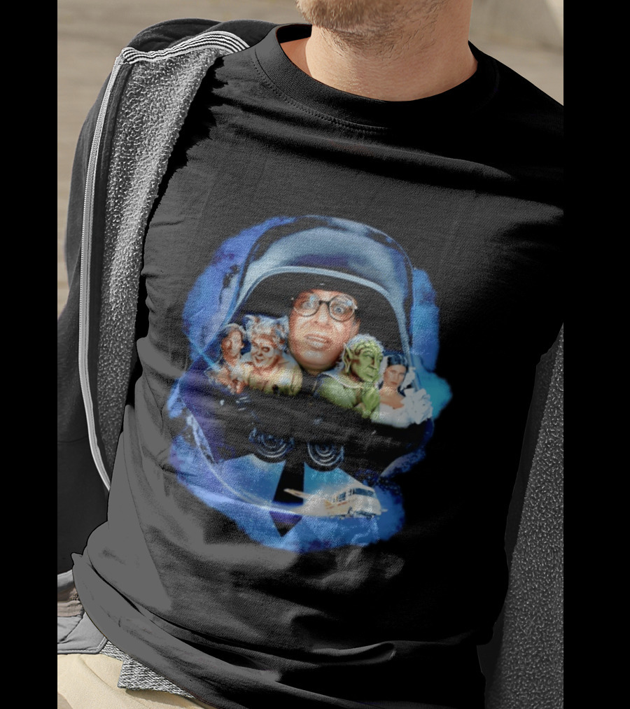 Spaceballs 2 Dark Helmet Rick Moranis Sci Fi Comedy Movie Cast Spaceship T-Shirt