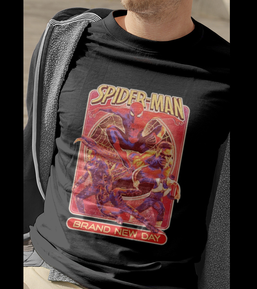 Spider Man Brand New Day With Superheroes And Villains T-Shirt