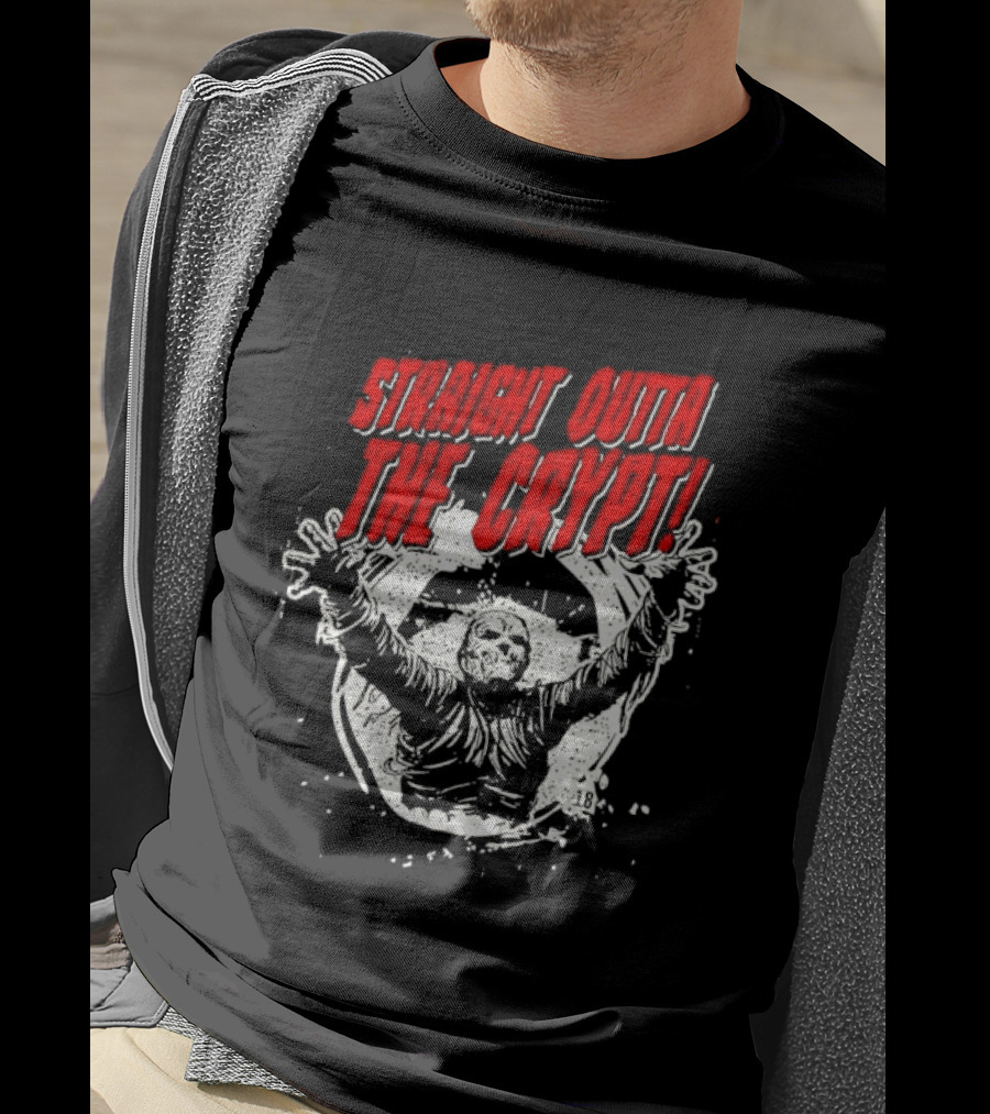 Straight Outta The Crypt Horror Zombie T-Shirt