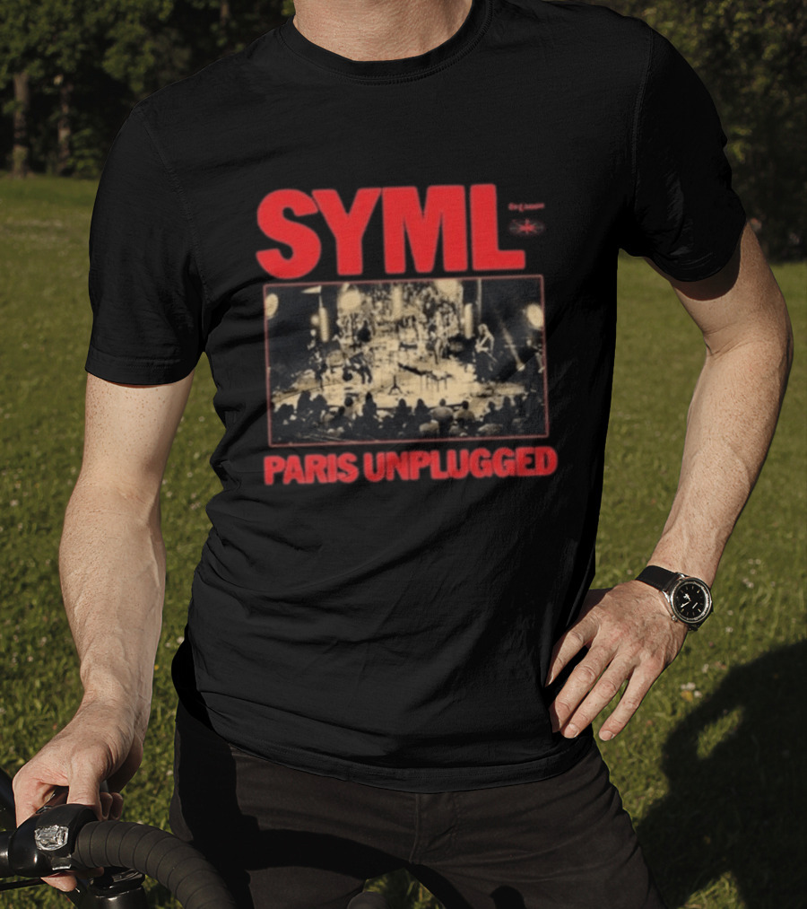 SYML Paris Unplugged Live Performance Concert Photography T-Shirt