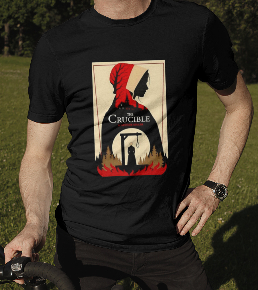 The Crucible By Arthur Miller Salem Witch Trials Hanging Scene T-Shirt