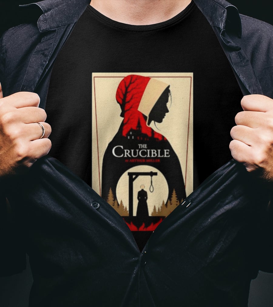 The Crucible By Arthur Miller Salem Witch Trials Hanging Scene T-Shirt