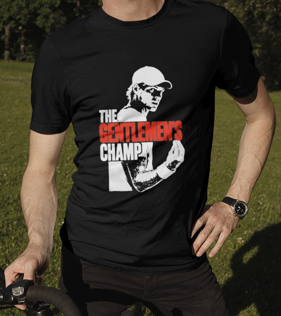 The Gentlemen's Champ Jannik Sinner Italian Gesture T-Shirt