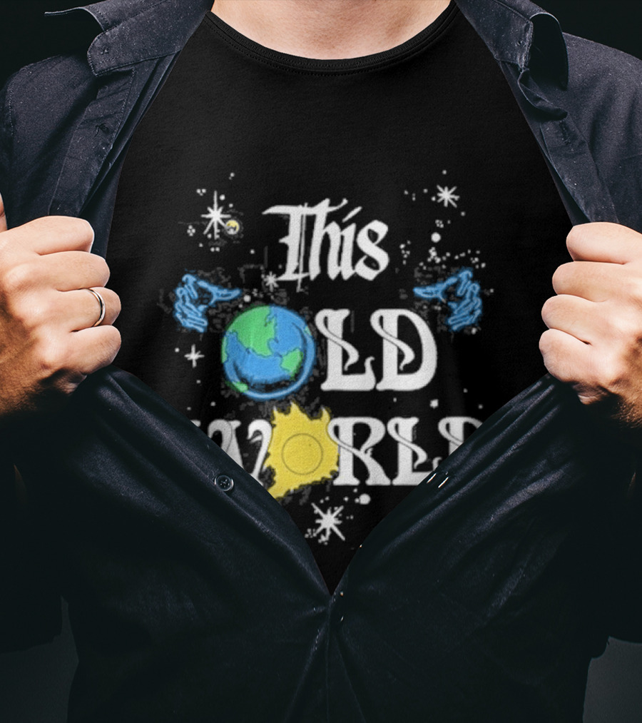 Celestial Earth Sun And Stars This Old World T-Shirt