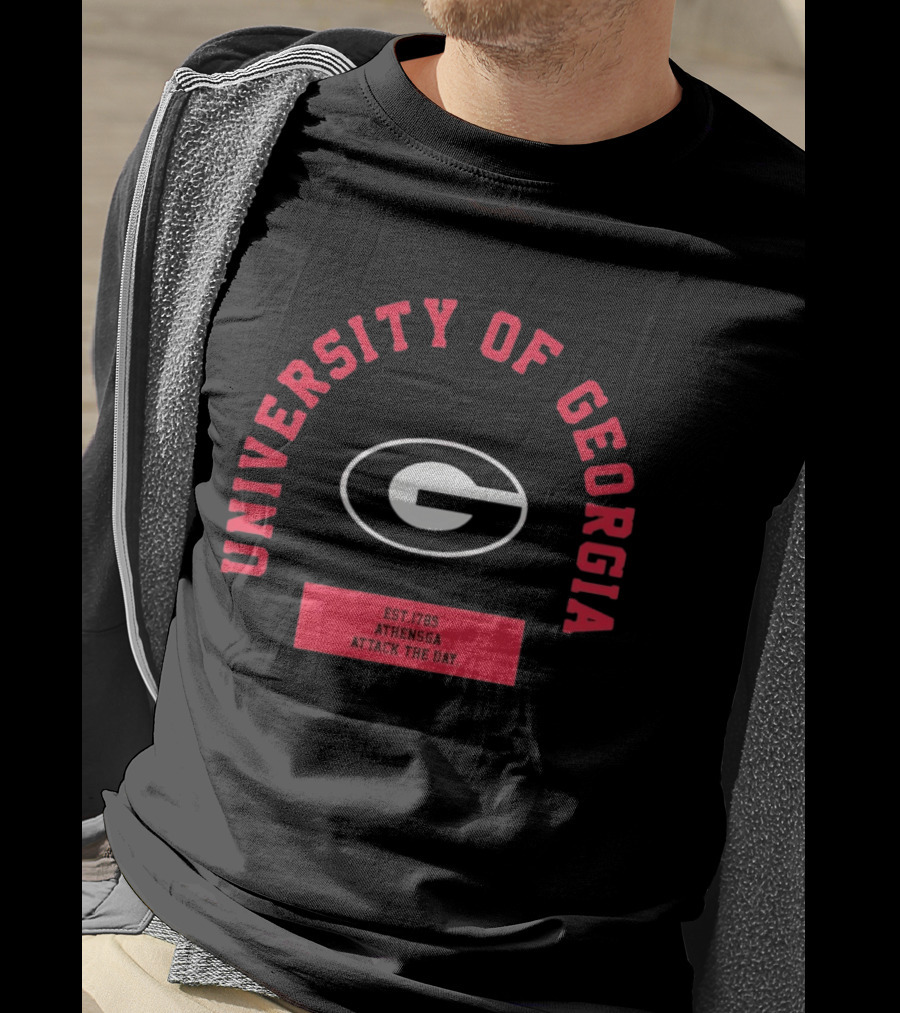 University Of Georgia Athens GA Bulldogs Attack The Day Est 1785 T-Shirt