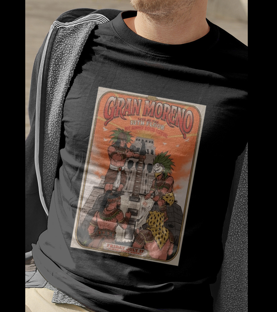 GRAN MORENO Live At The 13th Floor Hot Summer Nights Festival Friday July 17 T-Shirt