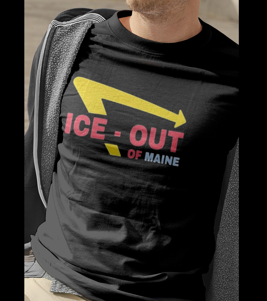 Ice Out Of Maine 2026 Arrow T-Shirt