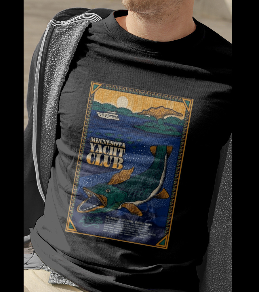 Minnesota Yacht Club St. Paul Festival July 17 19 2026 Featuring The Lumineers The Strokes Matchbox Twenty T-Shirt