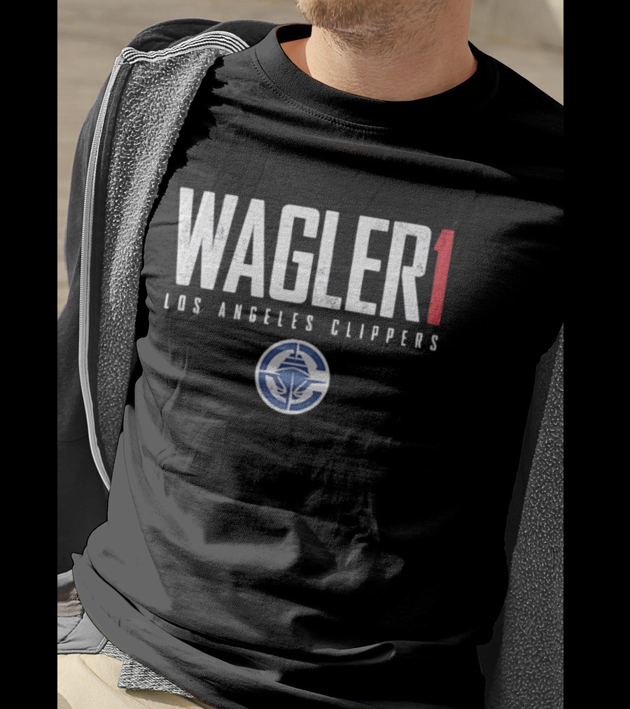 Wagler 1 Los Angeles Clippers NBA Name And Number T-Shirt