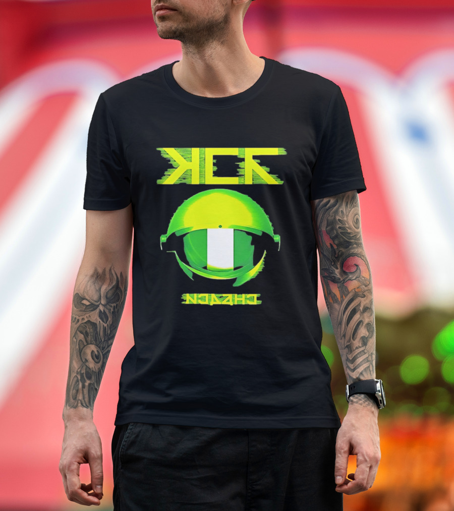 Nigeria Kick Astronaut Helmet Space Nigerian Flag T-Shirt