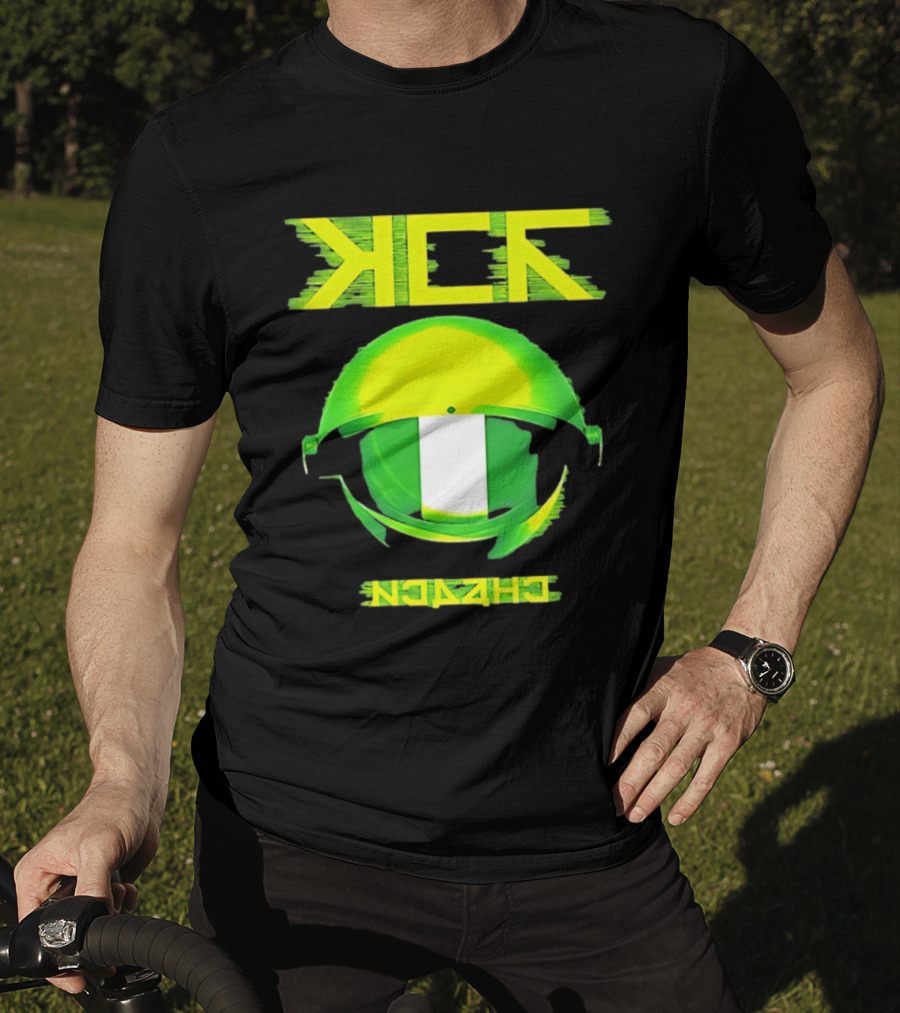 Nigeria Kick Astronaut Helmet Space Nigerian Flag T-Shirt