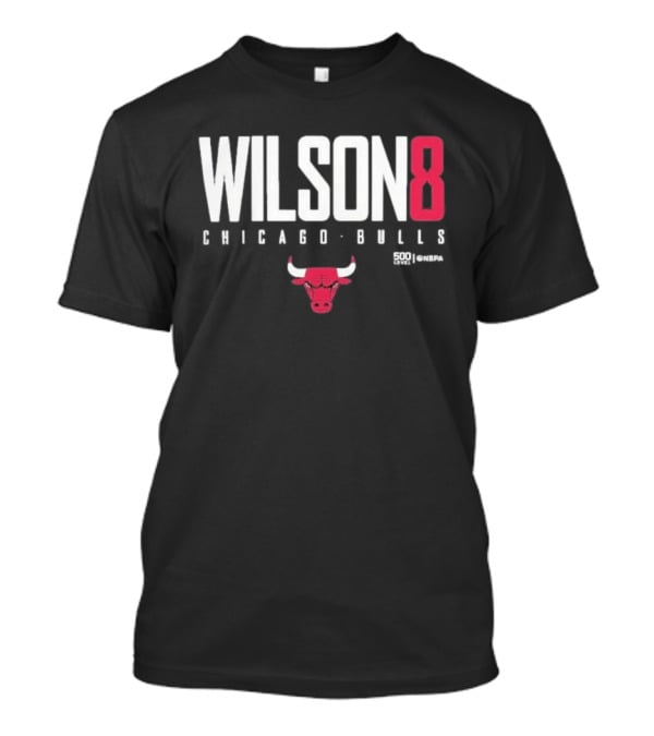 Chicago Bulls Wilson 8 Bulls Icon 500 Levels T-Shirt