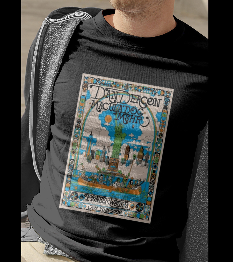 Dan Deacon Macula Dog MSHR Pioneer Works July 31 2026 New York City T-Shirt