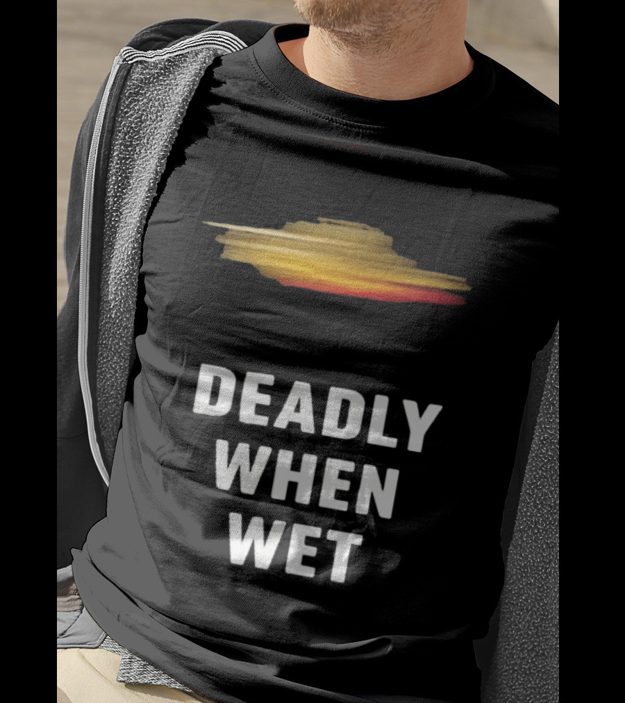 Deadly When Wet UFO Saucer Vortex T-Shirt