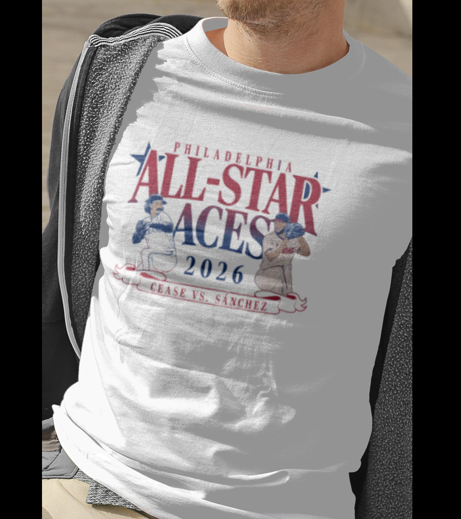 Philadelphia All Star Aces 2026 Cease Vs Sánchez T-Shirt