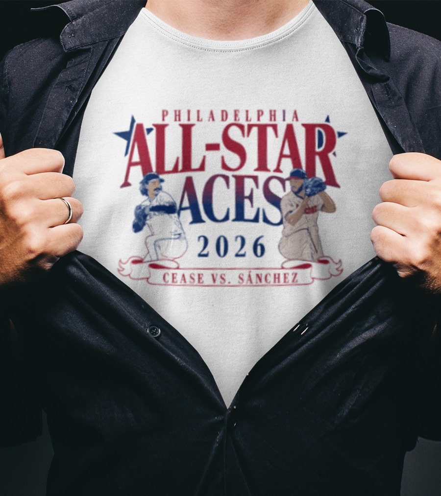 Philadelphia All Star Aces 2026 Cease Vs Sánchez T-Shirt
