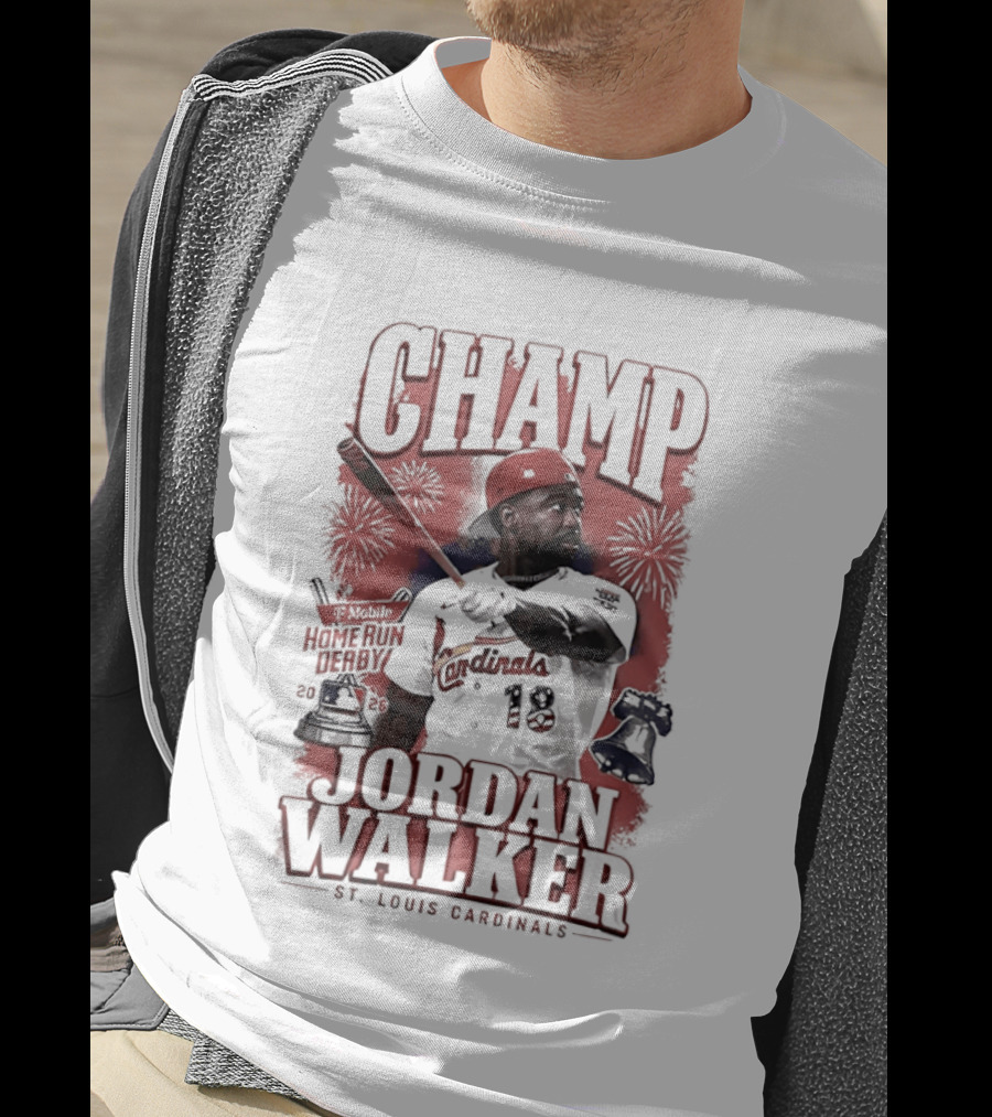 Jordan Walker St Louis Cardinals Mobile Home Run Derby Champ 2026 T-Shirt